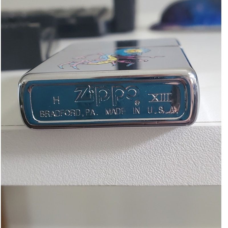 Zippo Rare Vintage Zippo – Mantis – High Polish Chrome – 1997 NIB Size ONE SIZE - 3 Thumbnail