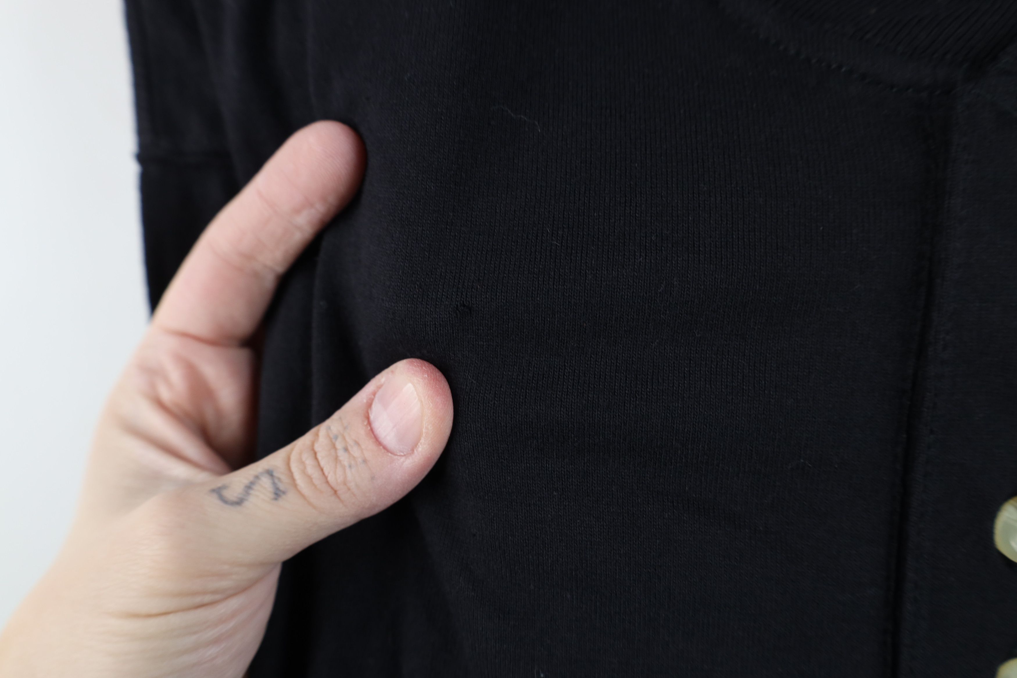 Vintage Deadstock Vintage 90s Streetwear Fit Henley T-Shirt Black Size US L / EU 52-54 / 3 - 7 Thumbnail