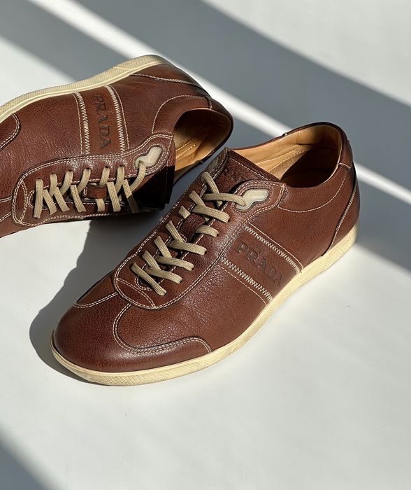 Vintage PRADA Logo Sneakers 4E1788 y2k sport runway archive grunge