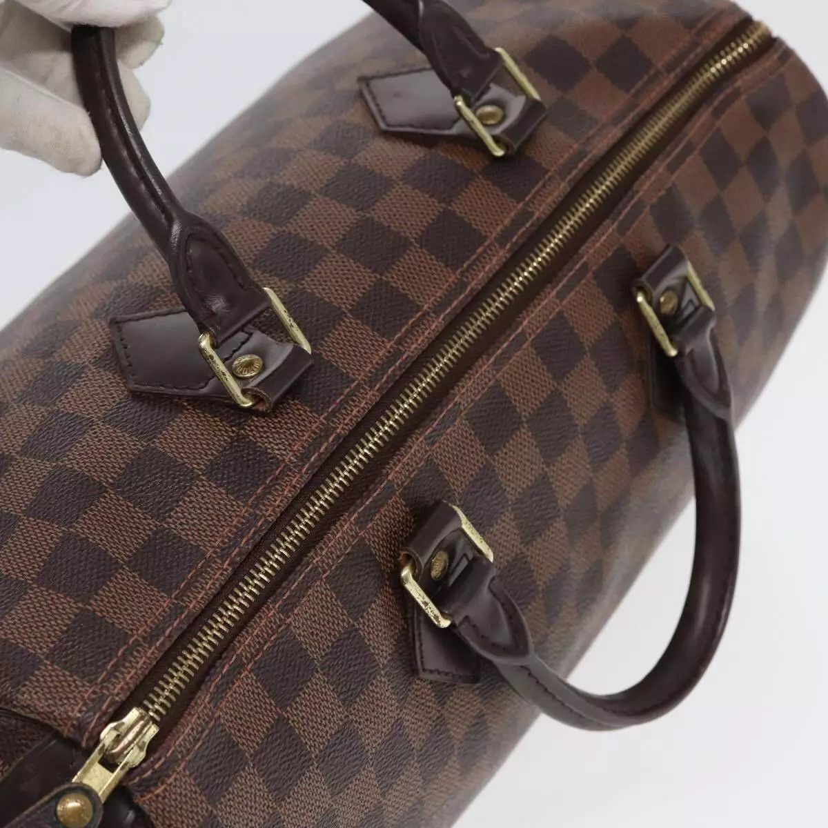 Louis Vuitton LOUIS VUITTON Damier Ebene Speedy 35 Hand Bag Size ONE SIZE - 12 Thumbnail