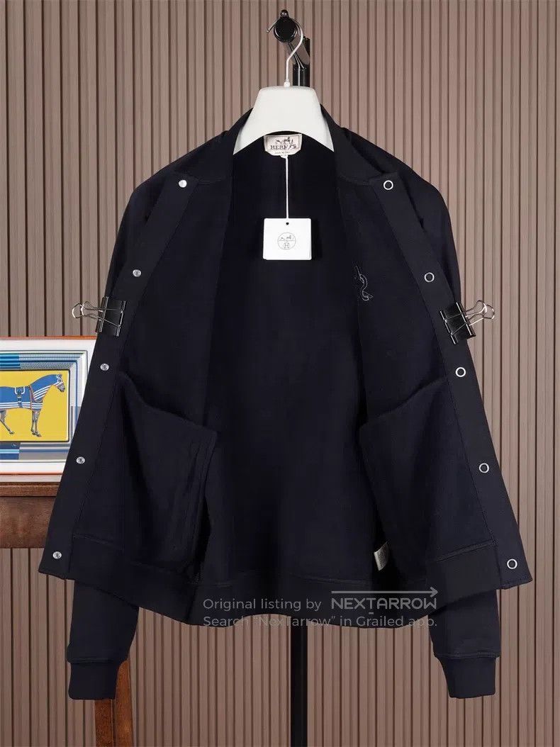 Hermes Hermes Men's Baseball Jacket Size US M / EU 48-50 / 2 - 3 Thumbnail