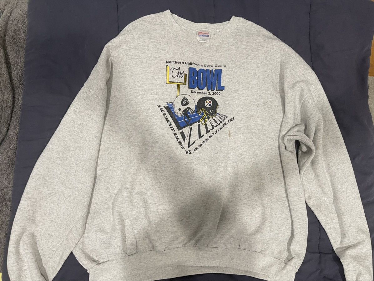 NFL Vintage 2000 The Bowl Football Grey Crewneck Size US M / EU 48-50 / 2 - 1 Thumbnail