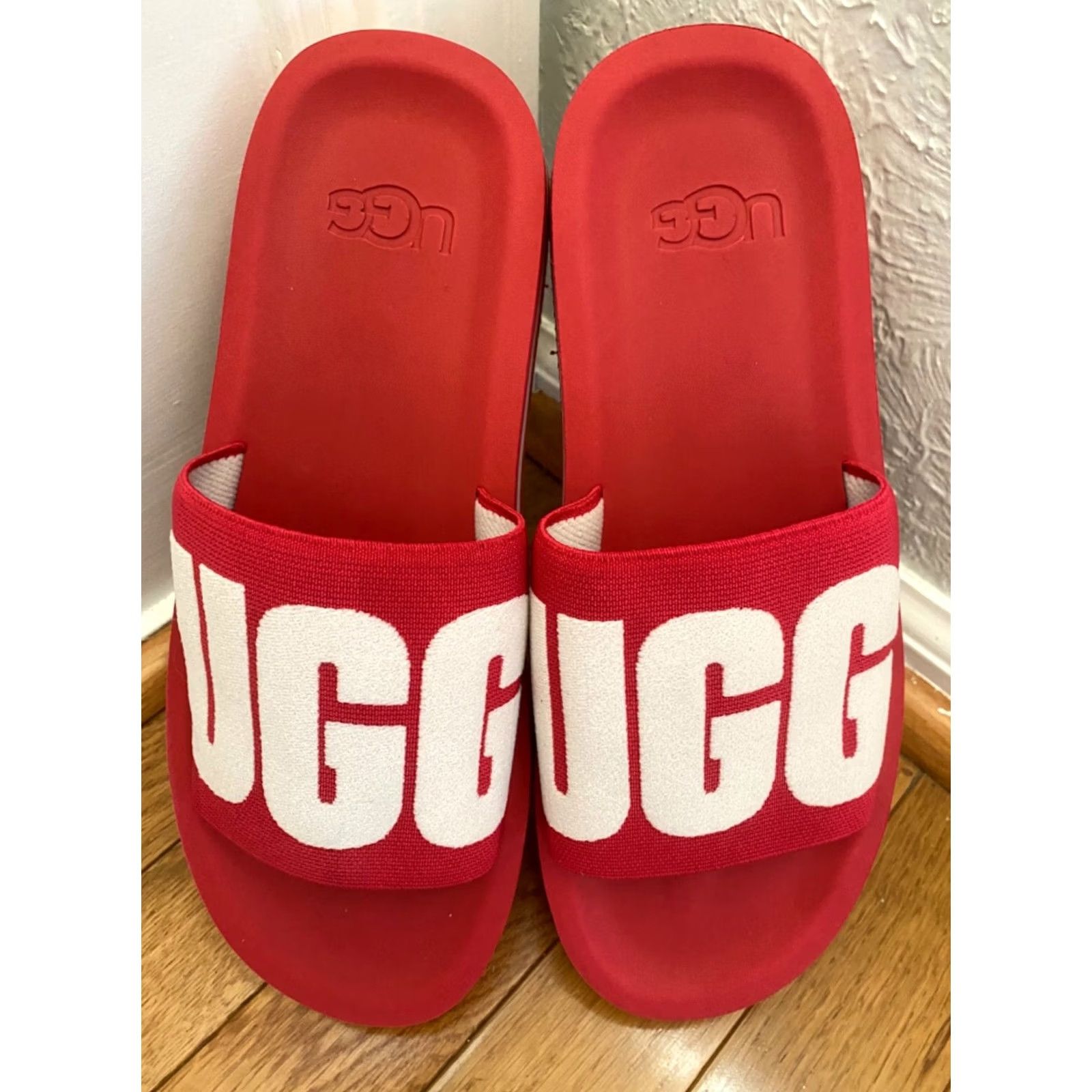 Ugg UGG Zuma Pink Womens Sandals 9 Slip On Casual Cushioned Floral Slip-On Slide Flat Shoes Size US 9 / IT 39 - 3 Thumbnail