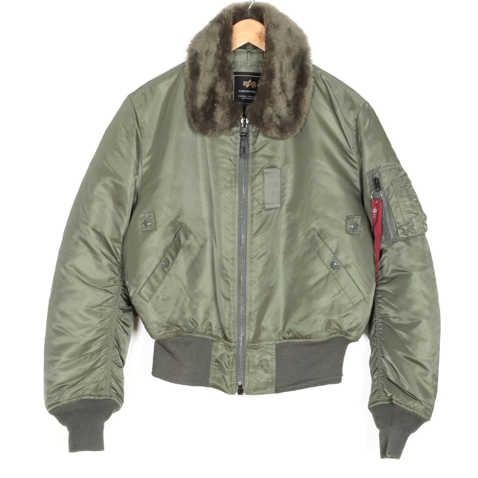 Alpha Industries VINTAGE ALPHA INDUSTRIES B-15 Bomber Jacket Men M Green MJ6243 Size US M / EU 48-50 / 2 - 2 Thumbnail