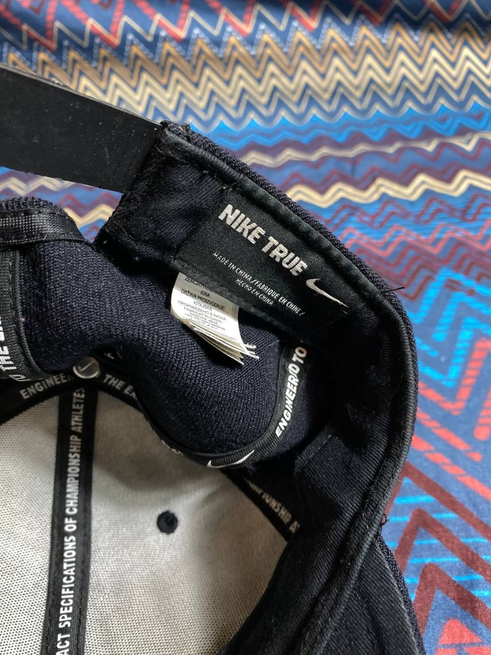 Nike VERY RARE NIKE CAP BIG LOGO SWOOSH DRILL Y2K 90s HYPE RETRO Size ONE SIZE - 2 Thumbnail