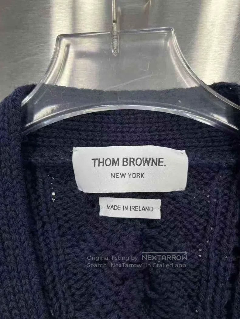 Thom Browne Thom Browne Single-row knit cardigan Size XS / US 0-2 / IT 36-38 - 3 Thumbnail