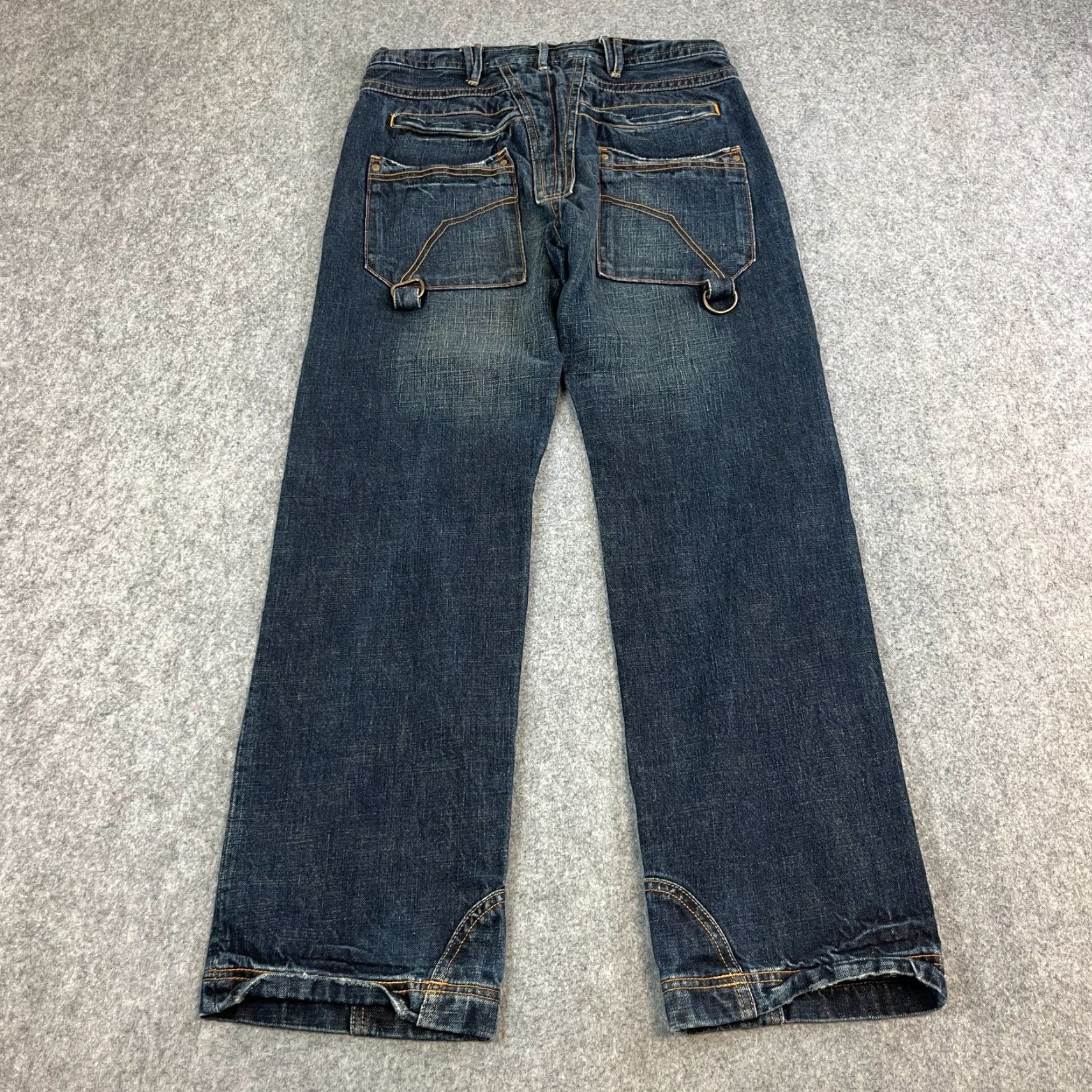 Armani Exchange Armani Exchange Jeans Regular Straight 31 Dark Wash Blue Vintage Y2K Mens Size 31 Jeans Regular Denim 5-Pocket Blue Mens Size US 31 - 2 Thumbnail