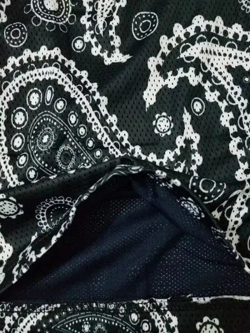 Jean 20SS Indigo Union Japan Black Bandana Beach Shorts Size US 32 / EU 48 - 2 Thumbnail