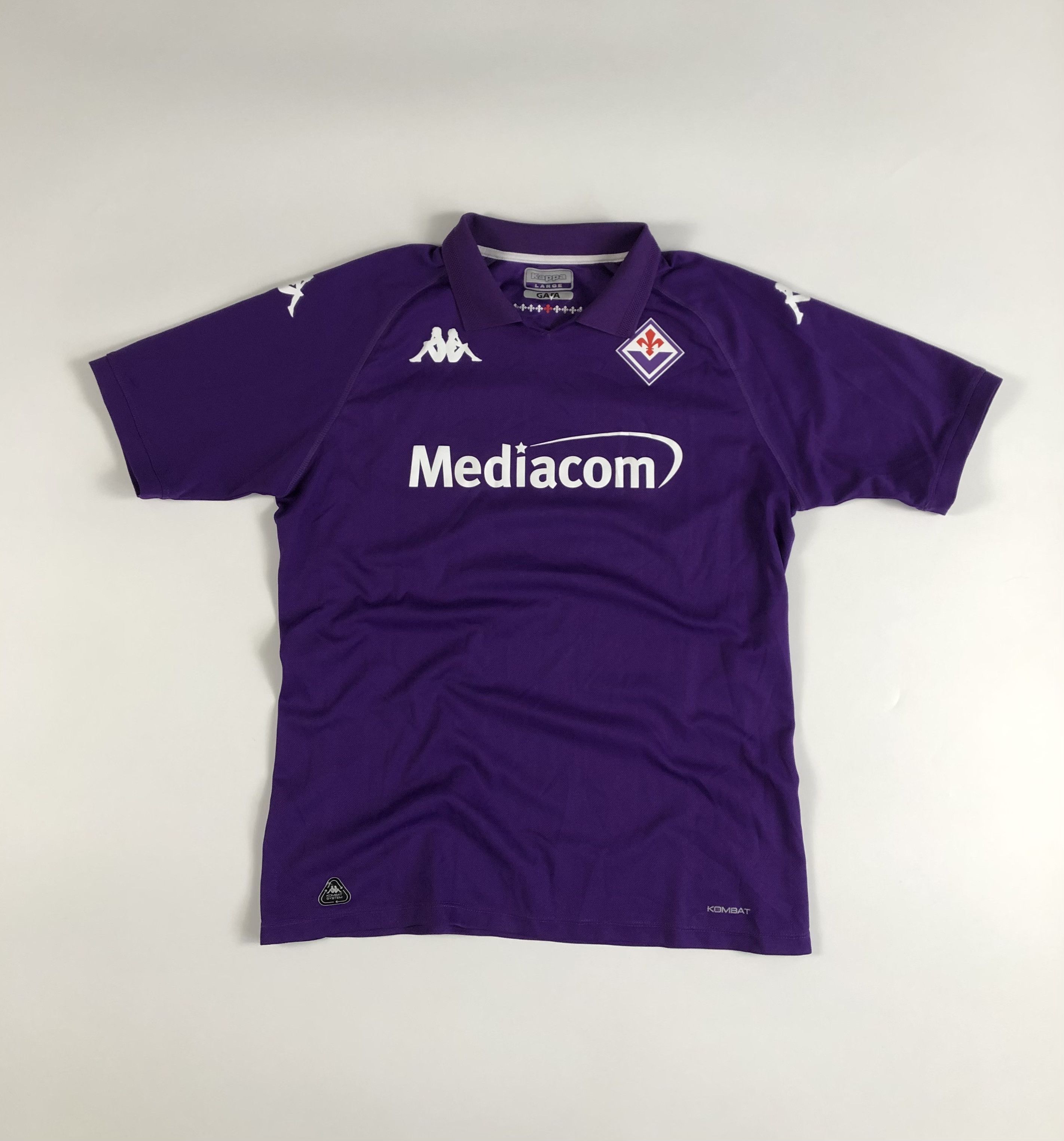Kappa Kappa Fiorentina 2024-2025 Home Soccer Jersey Size US L / EU 52-54 / 3 - 1 Thumbnail