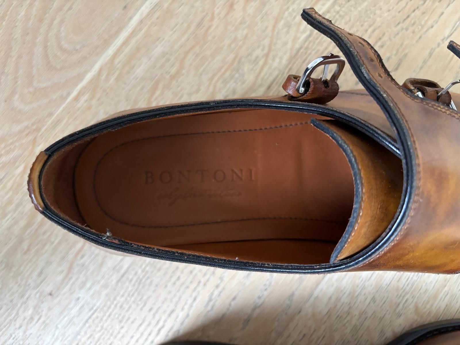 Bontoni Bontoni Via Condotti Double Monk Strap Size US 10.5 / EU 43-44 - 7 Thumbnail