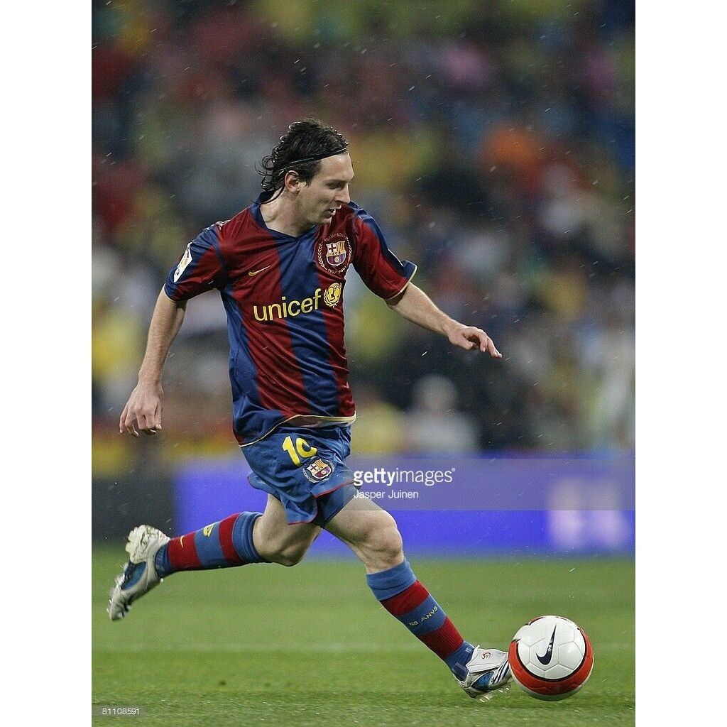 Nike Messi Barcelona 2007 2008 Anniversary Soccer Jersey M Size US M / EU 48-50 / 2 - 9 Thumbnail