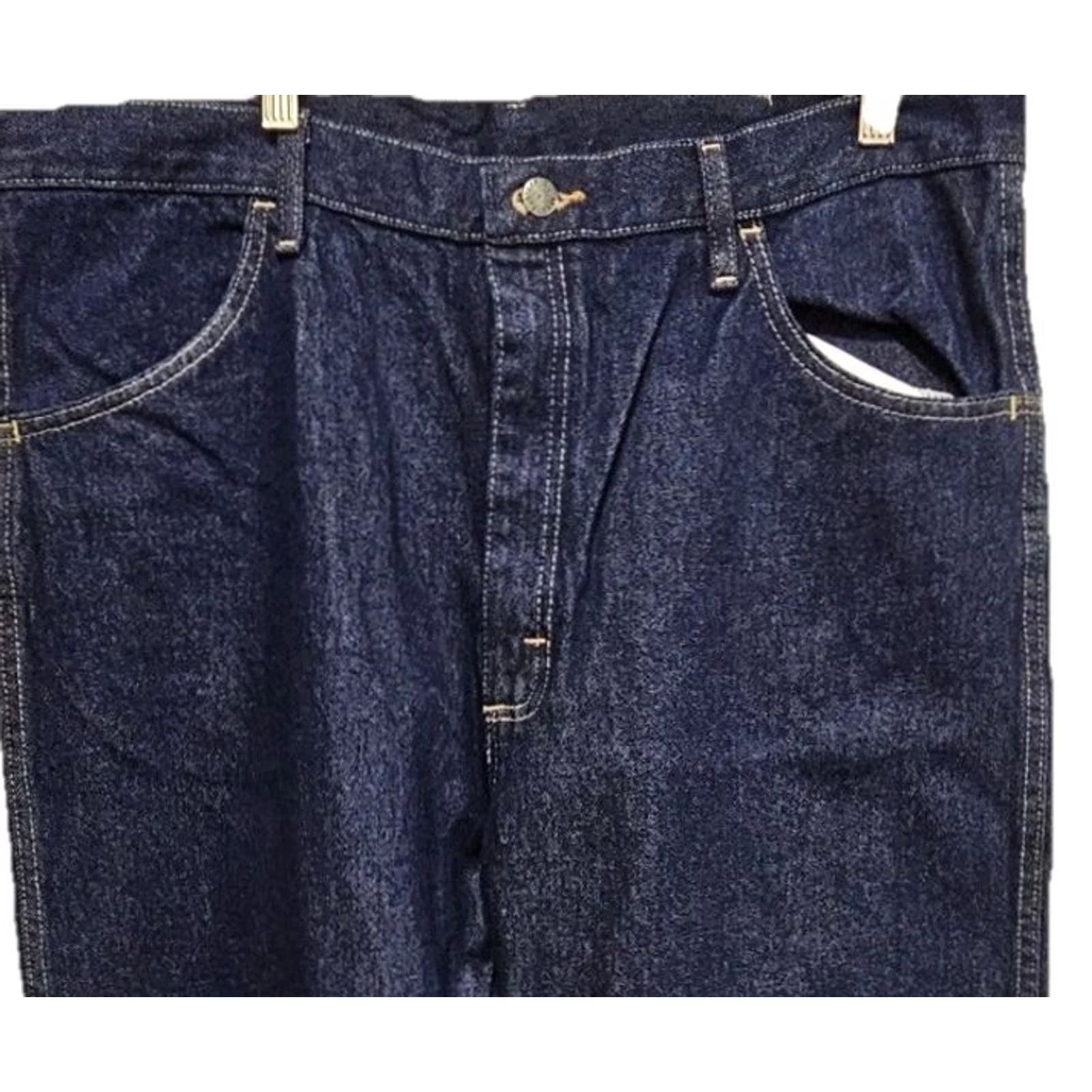 Denime Rustler Jeans Mens 38x34 Blue Regular Fit Straight Leg Denim NWT Size US 38 / EU 54 - 2 Thumbnail