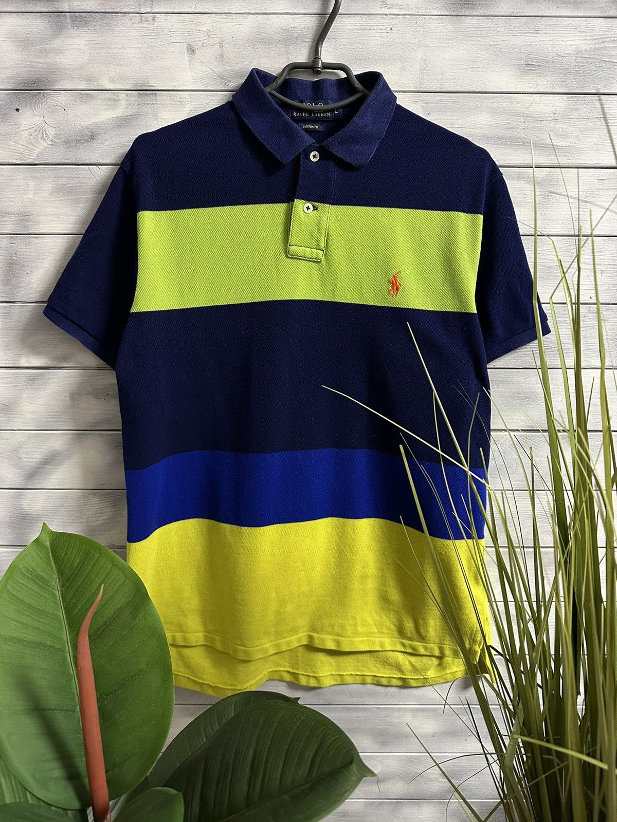 Polo Ralph Lauren Rare Luxury Polo Ralph Lauren Small Logo Multicolor. Size US L / EU 52-54 / 3 - 1 Thumbnail