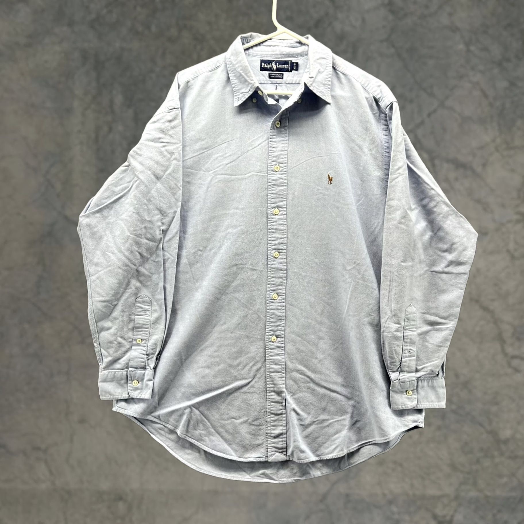 Ralph Lauren Ralph Lauren Shirt Men 16.5 34 Blue Button Down Vintage Polo Pony Button-Up Classic Casual Formal Workwear Mens Shirt Size US XL / EU 56 / 4 - 1 Thumbnail