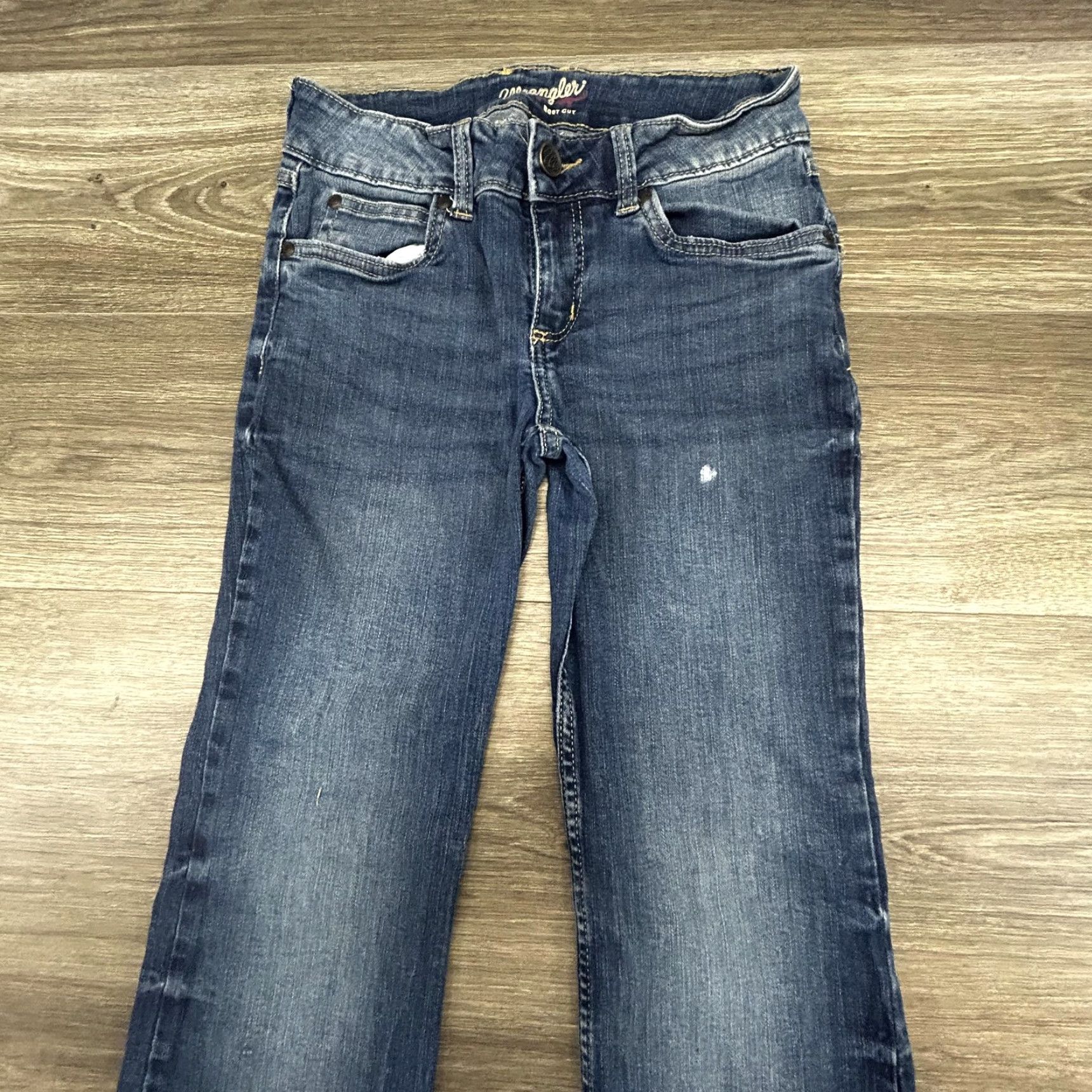 Wrangler VINTAGE Wrangler Bootcut Jeans Womens 3 Blue Medium Wash Low Rise Denim Pockets Y2K Womens Mens? Size 26" / US 2 / IT 38 - 4 Thumbnail
