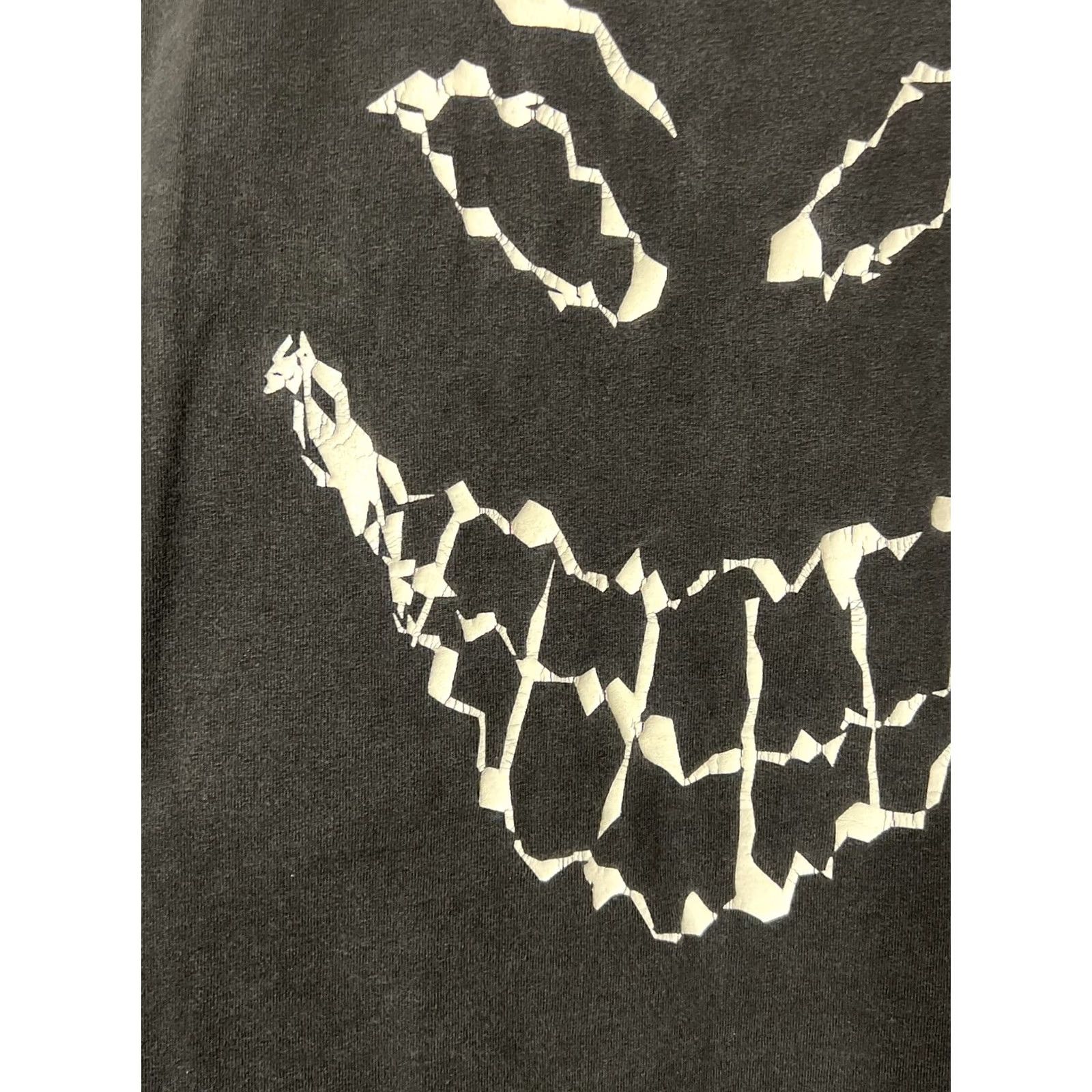 Vintage VINTAGE Disturbed Band T Shirt XL Glow In The Dark Face Metal Rock Tee Mens XL Black Cotton Giant Graphic Print Size US XL / EU 56 / 4 - 2 Thumbnail