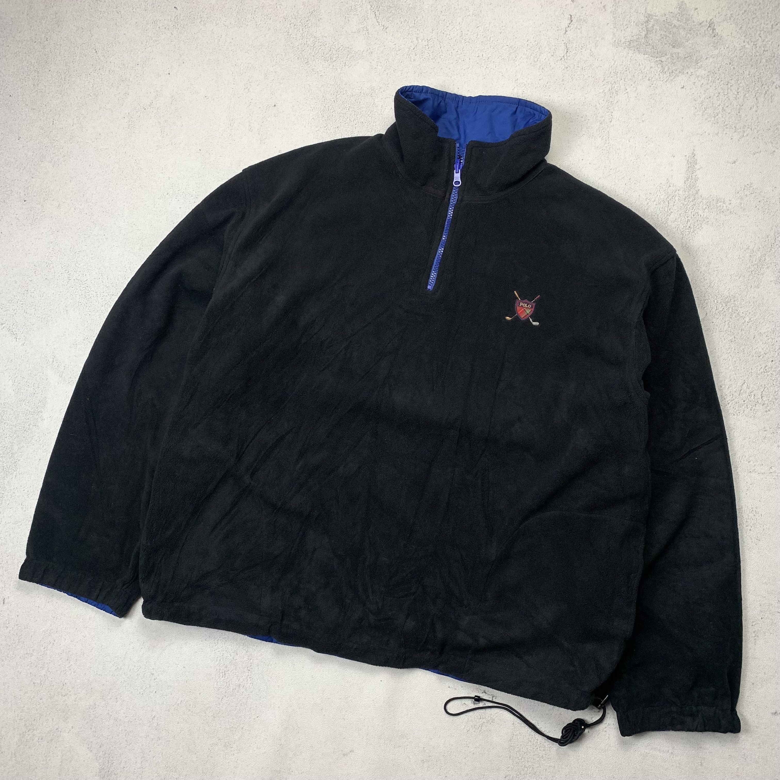 Polo Ralph Lauren Polo Golf Ralph Lauren Reversible Fleece Half Zip Jacket Size US L / EU 52-54 / 3 - 1 Thumbnail