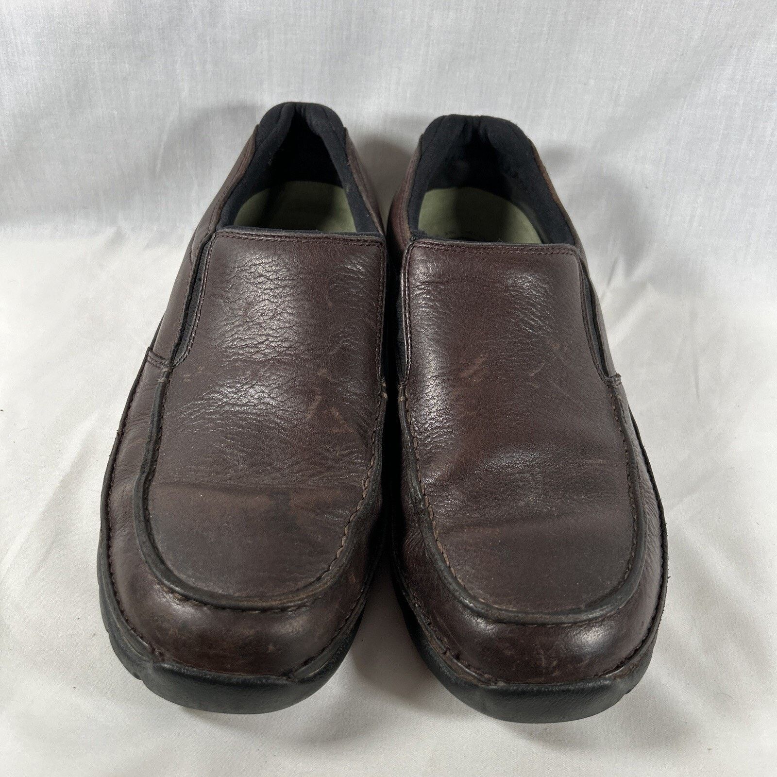 Rockport Rockport XCS Men Brown Leather Casual Slip On Shoes Size 10M Size US 10 / EU 43 - 2 Thumbnail
