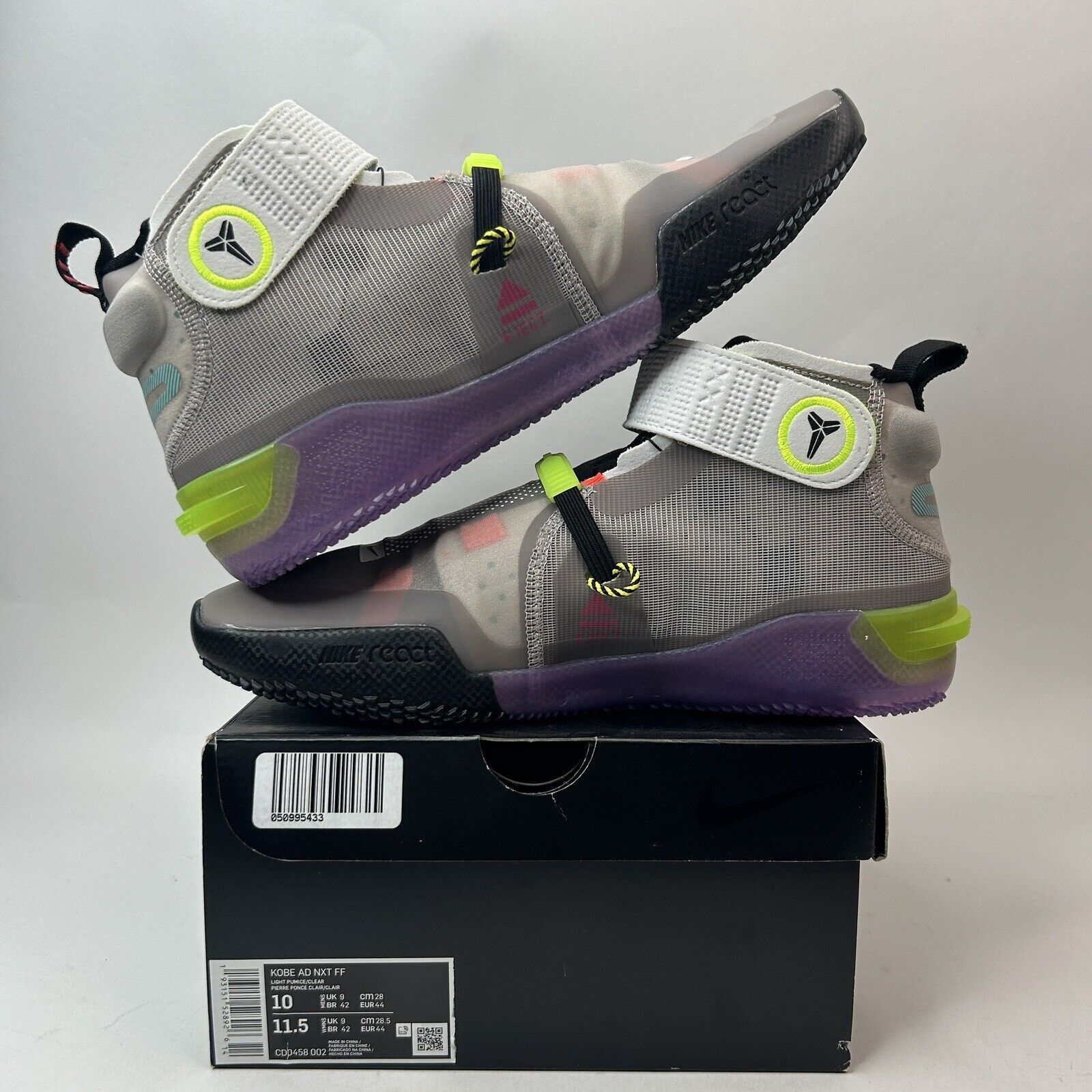Nike Nike Kobe AD NXT FF FastFit “Pumice Queen Grey Black” 2023 Size US 10 / EU 43 - 3 Thumbnail