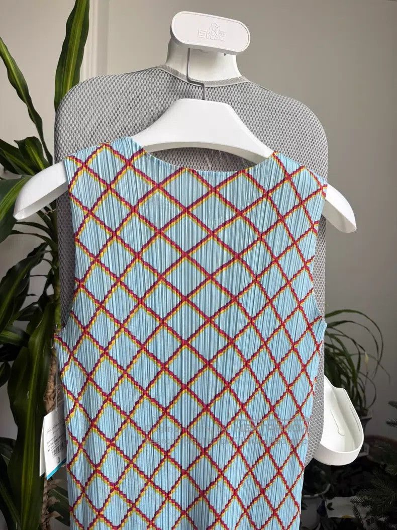 Issey Miyake Issey Miyake Light Blue Dress Size L / US 10 / IT 46 - 3 Thumbnail