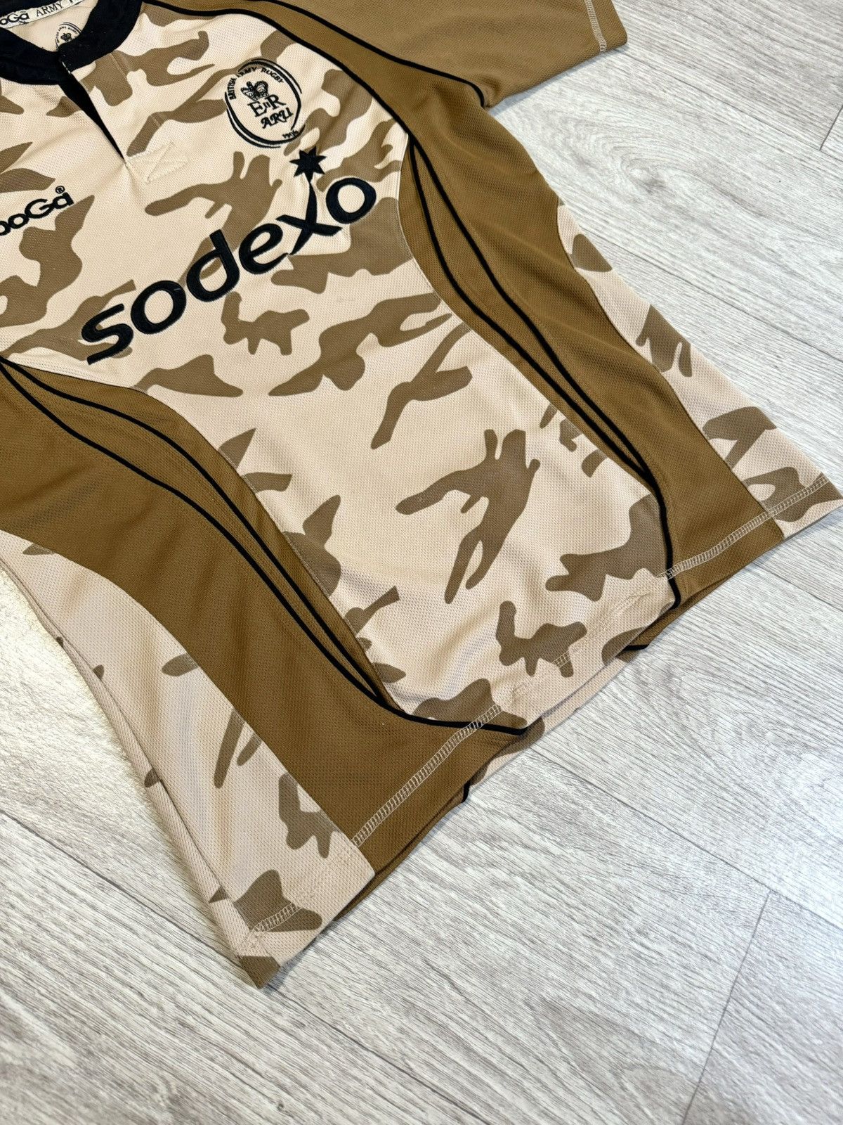 Other 🔷Vintage British Army Rugby KooGa Shirt Jersey🔷 Size US M / EU 48-50 / 2 - 2 Thumbnail