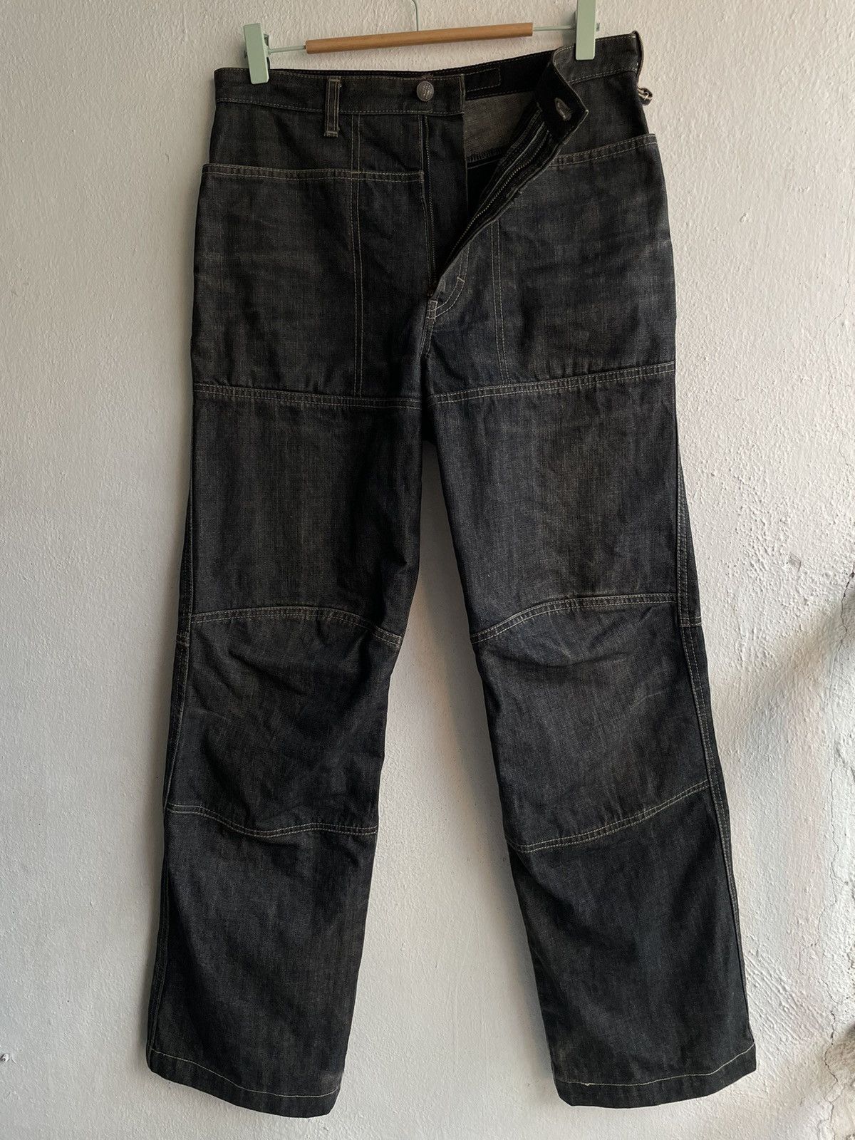 Designer × Marithe + Francois Girbaud Iconic 🔥 Marithe Francois Girbaud Side Tape Denim Pants Size US 30 / EU 46 - 11 Thumbnail
