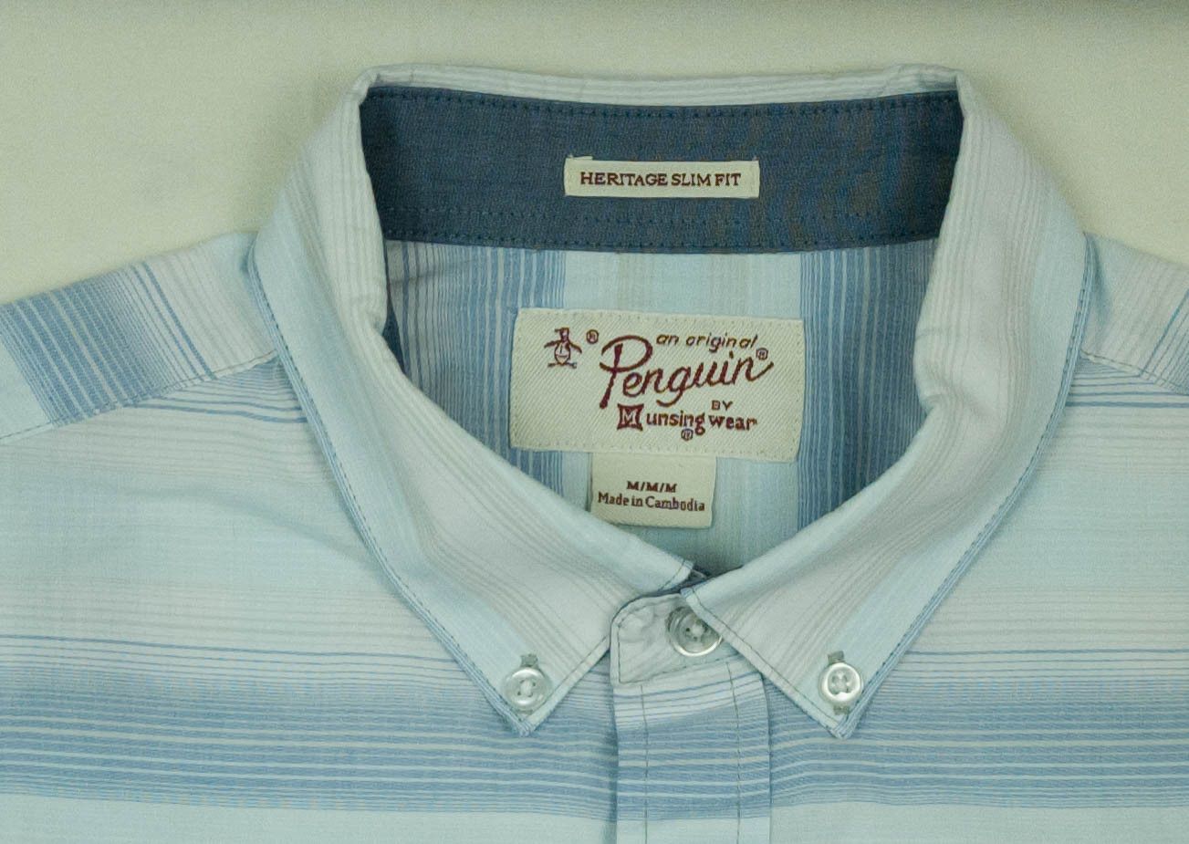 Original Penguin PENGUIN SHIRT SHORT SLEEVE COTTON POLYESTER SIZE M EXCL Size US M / EU 48-50 / 2 - 5 Thumbnail