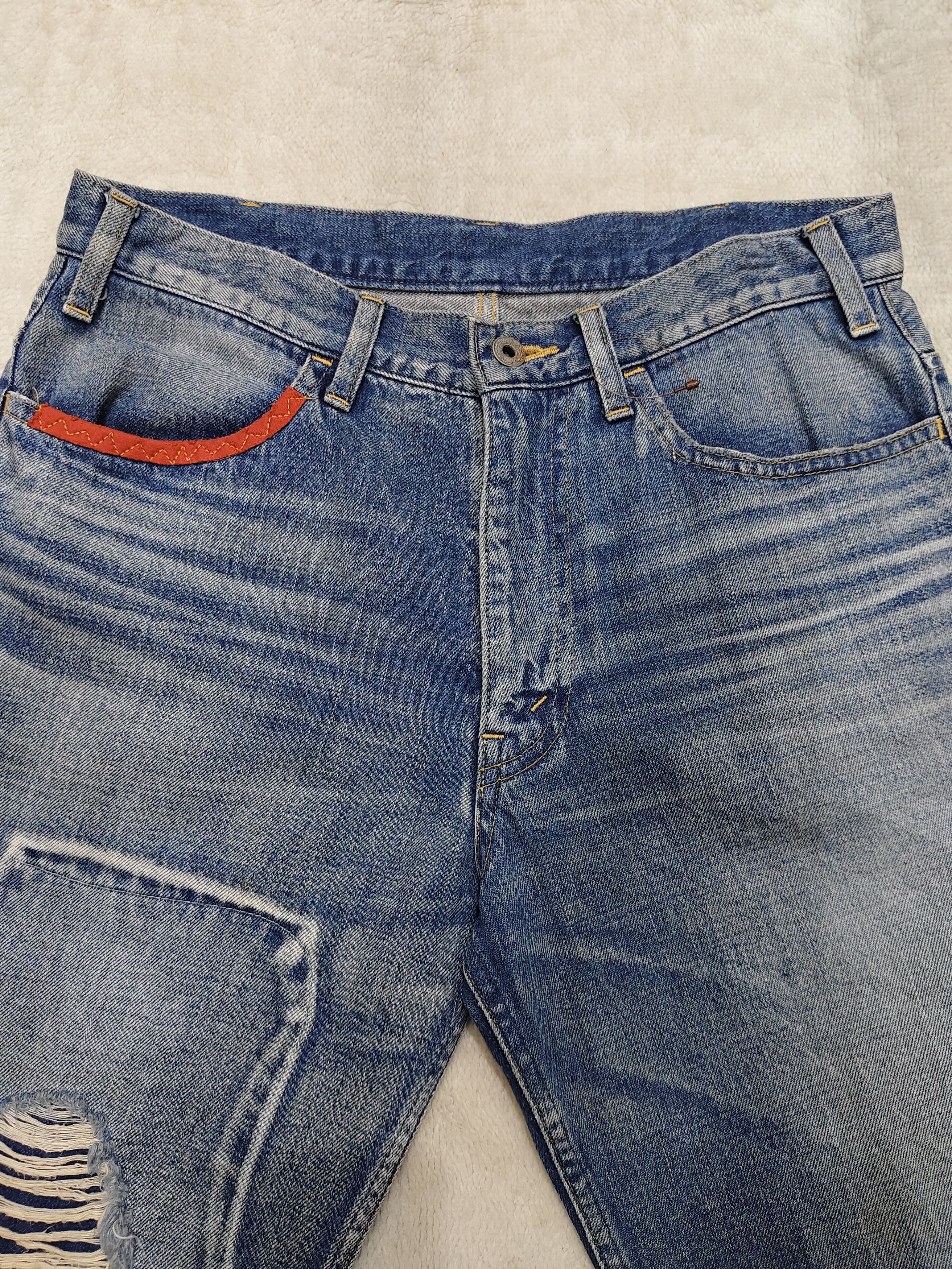 Japanese Brand 🇯🇵 Nangswam Dakota 🇯🇵 Pacthwork Kapital inspired Denim Size US 32 / EU 48 - 5 Thumbnail