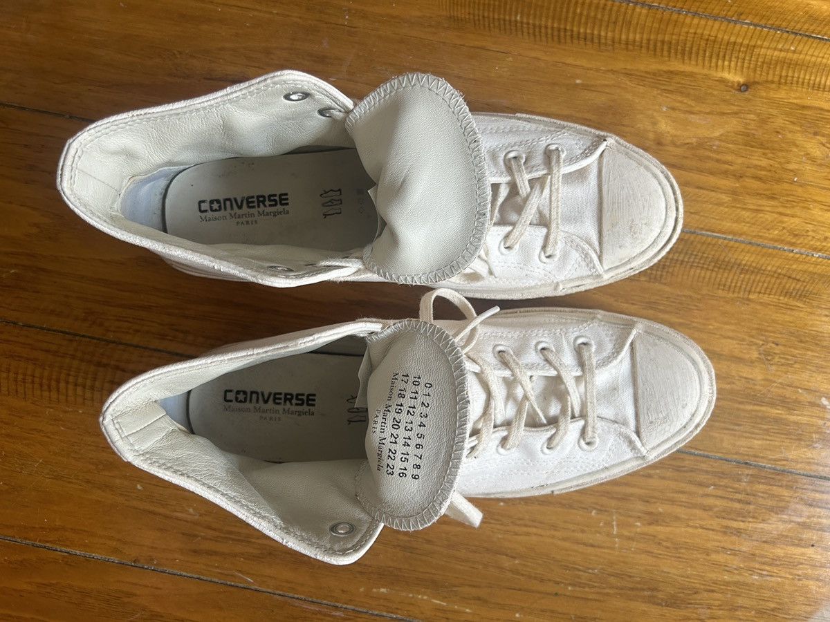 Converse × Maison Margiela Margiela x Converse painted sunflower yellow chucks Size US 13 / EU 46 - 5 Thumbnail