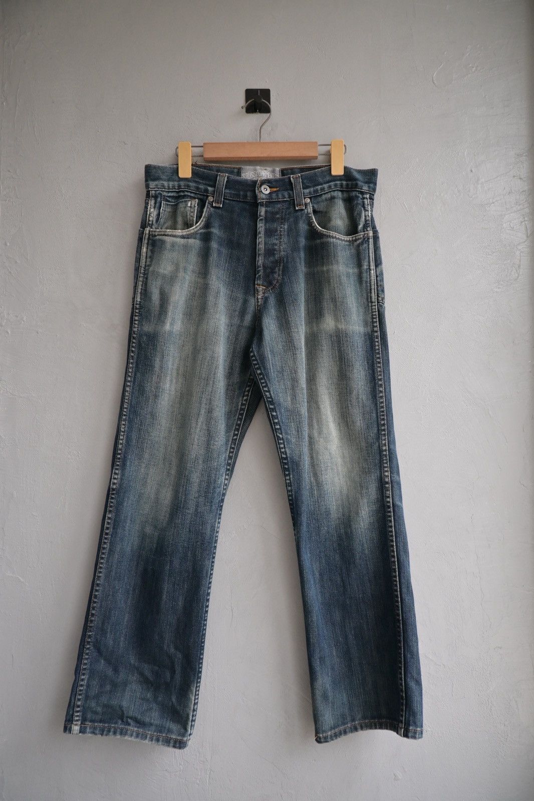 Stussy Stussy 90’s stone wash denim pant Size US 31 - 1 Thumbnail