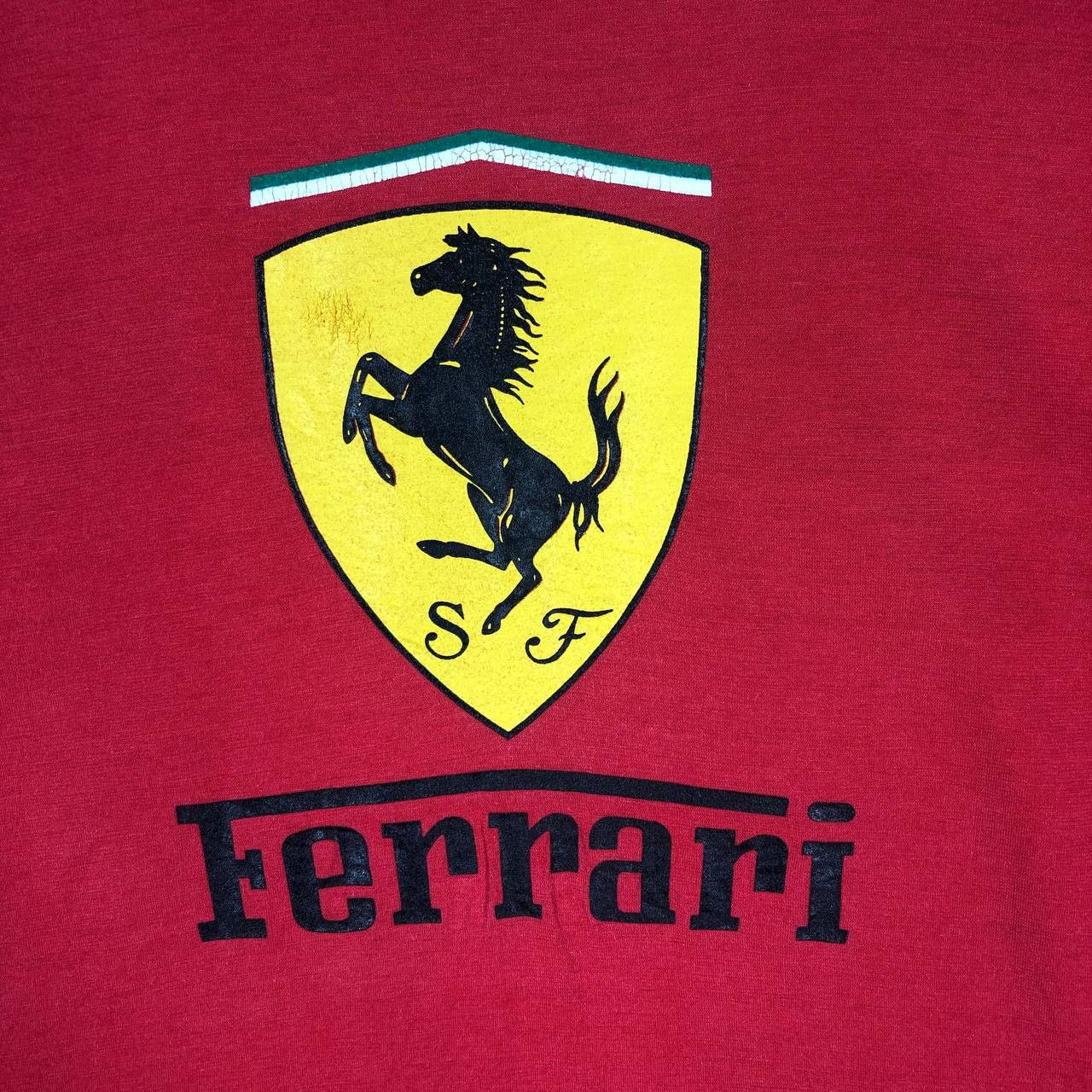 Ferrari Vintage 90's Ferrari Big Logo T-Shirt Size US M / EU 48-50 / 2 - 5 Thumbnail