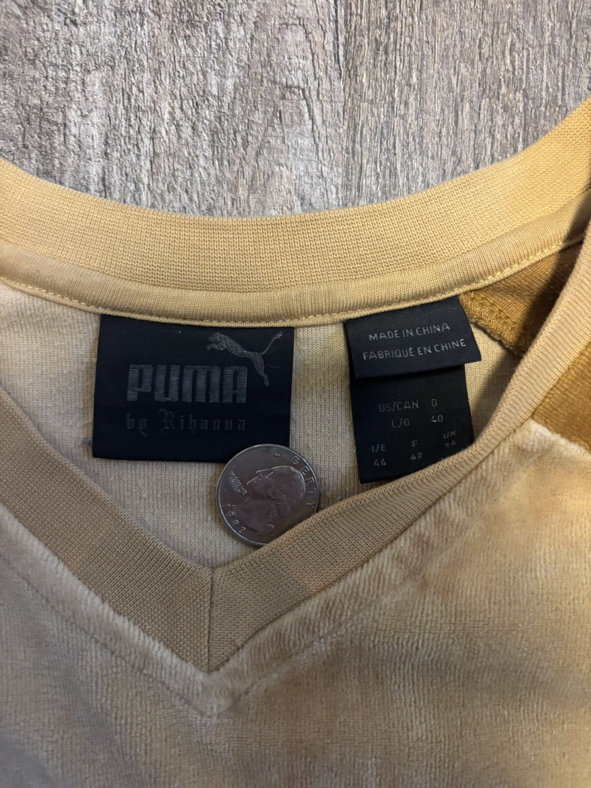 Puma × Rihanna Puma x Rihanna Velvet Sweatshirt Size L / US 10 / IT 46 - 2 Thumbnail
