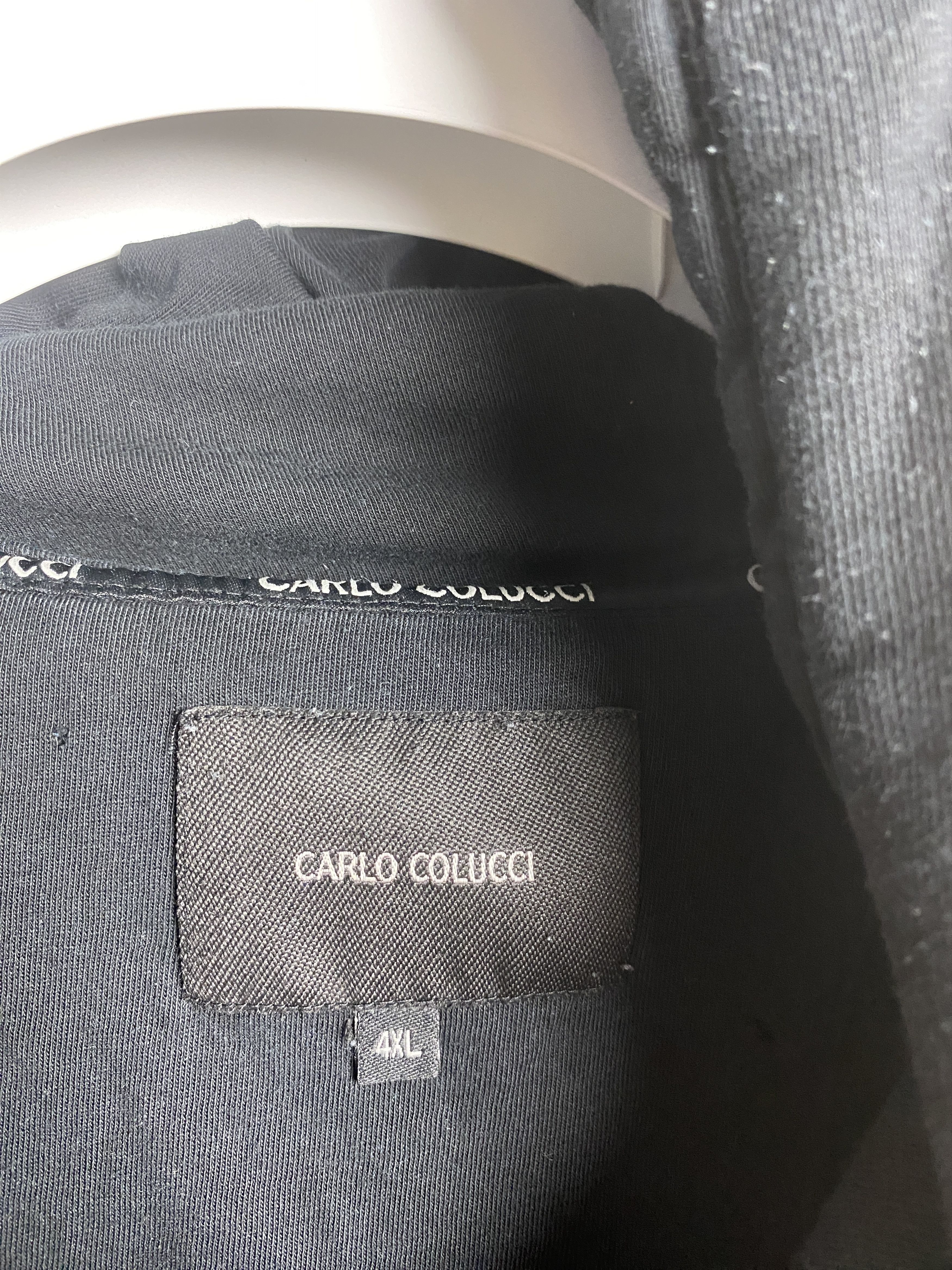 Carlo Colucci Carlo Colucci small logo hoodie casual Size US XXL / EU 58 / 5 - 3 Thumbnail