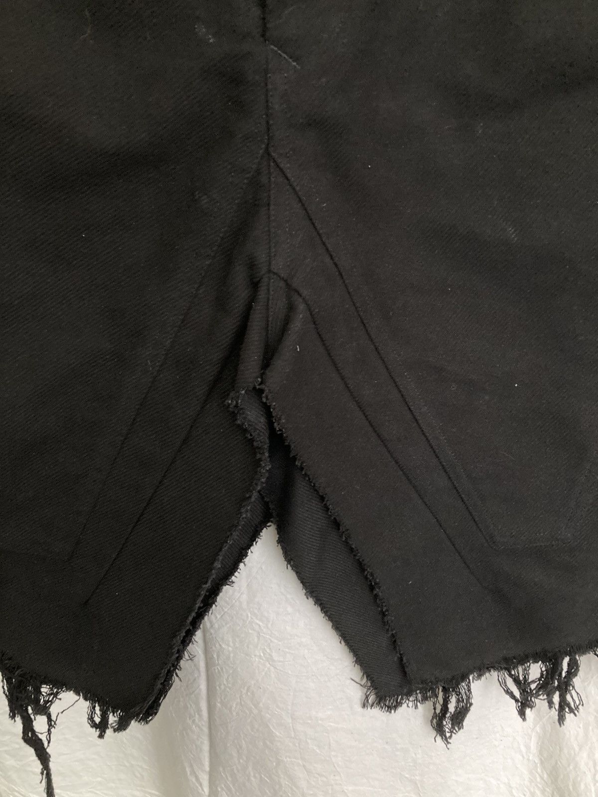 Rick Owens NEVER WORN / Rick Owens Slivered Denim Skirt Size US 31 - 7 Thumbnail