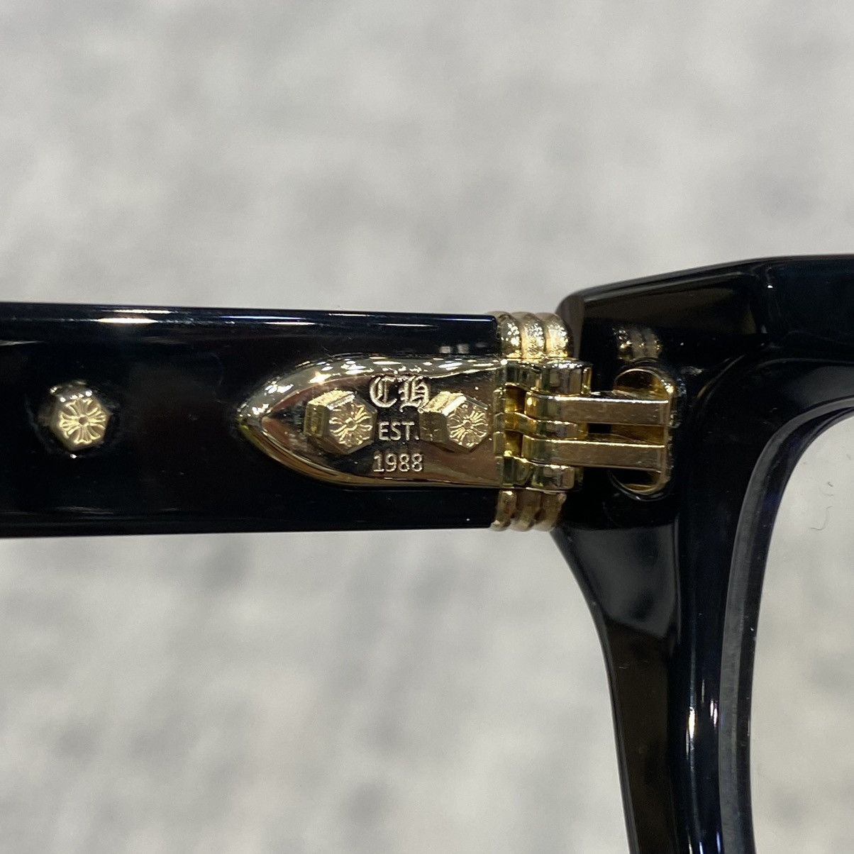 Chrome Hearts CHROME HEARTS ASSTRAORDINAIRE - A BLACK - 18K GOLD PLATED Size ONE SIZE - 7 Thumbnail