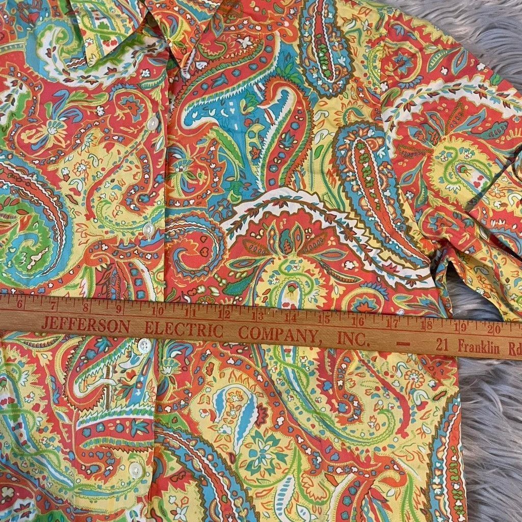 Ralph Lauren Lauren Ralph Lauren 90s womens colorful paisley size S Size 3XL / US 20-22 - 4 Thumbnail