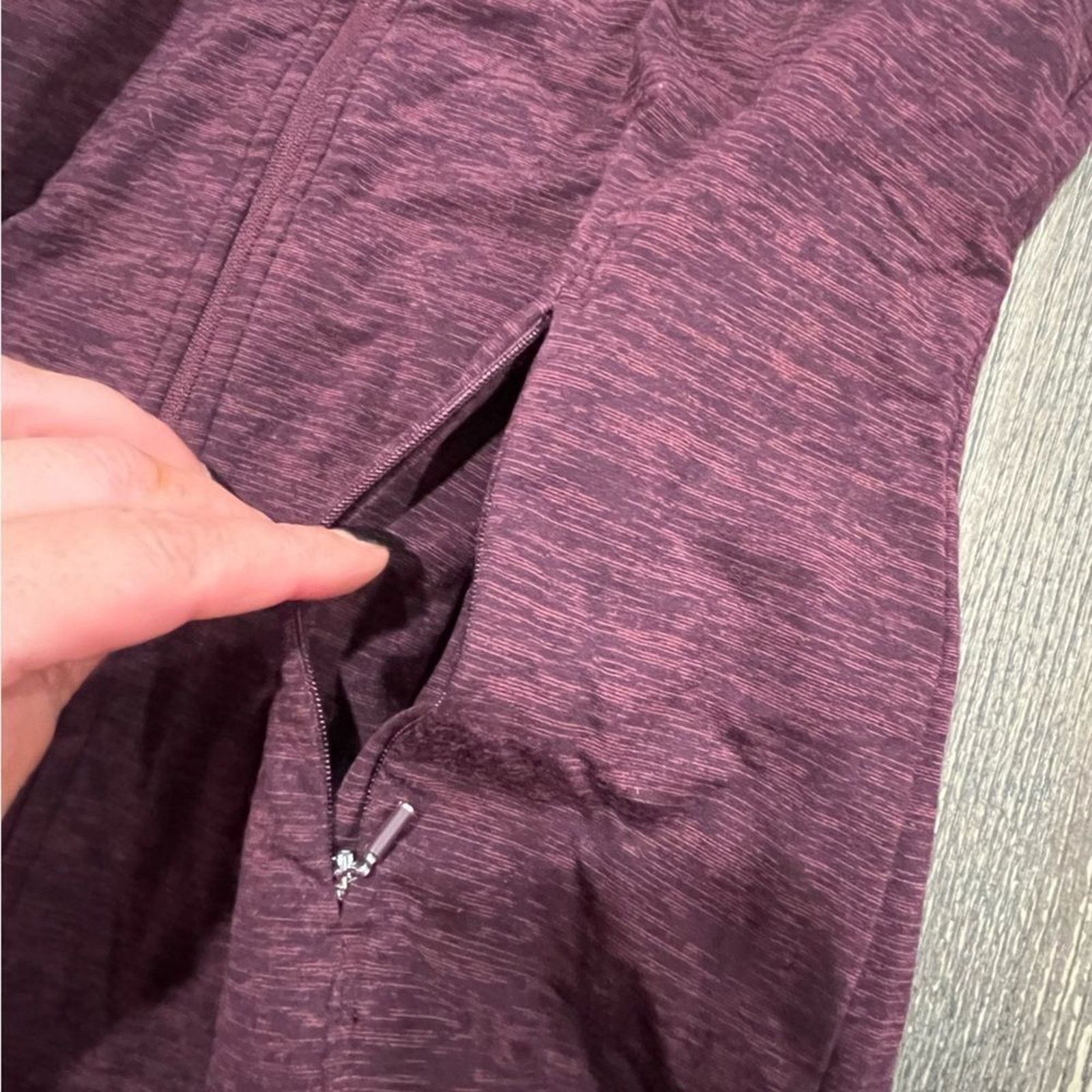 Vintage J. Jill Fit Performance Full Zip Hoodie Jacket Heather S Size S / US 4 / IT 40 - 7 Thumbnail