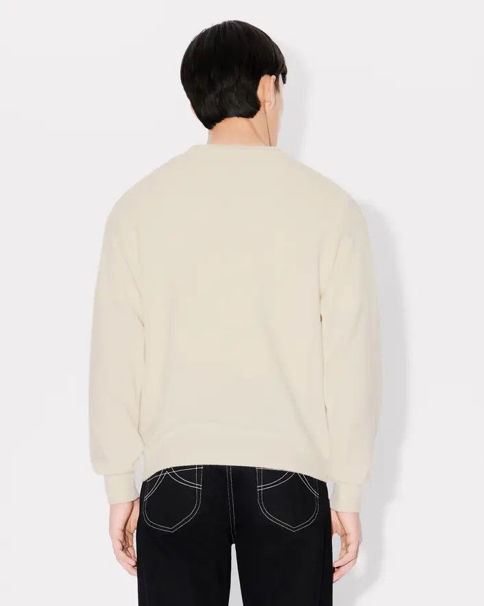 Kenzo o1s22i1n0125 Boke Flower Wool Sweater in Off White Size US S / EU 44-46 / 1 - 4 Thumbnail