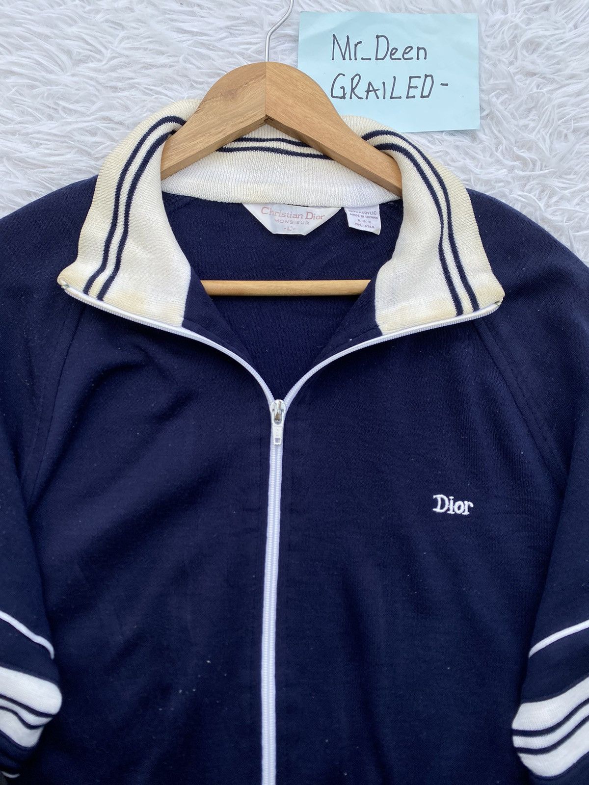 Christian Dior Monsieur Vintage 90s Christian Dior Monsieur Zipper Sweater Size US L / EU 52-54 / 3 - 1 Thumbnail