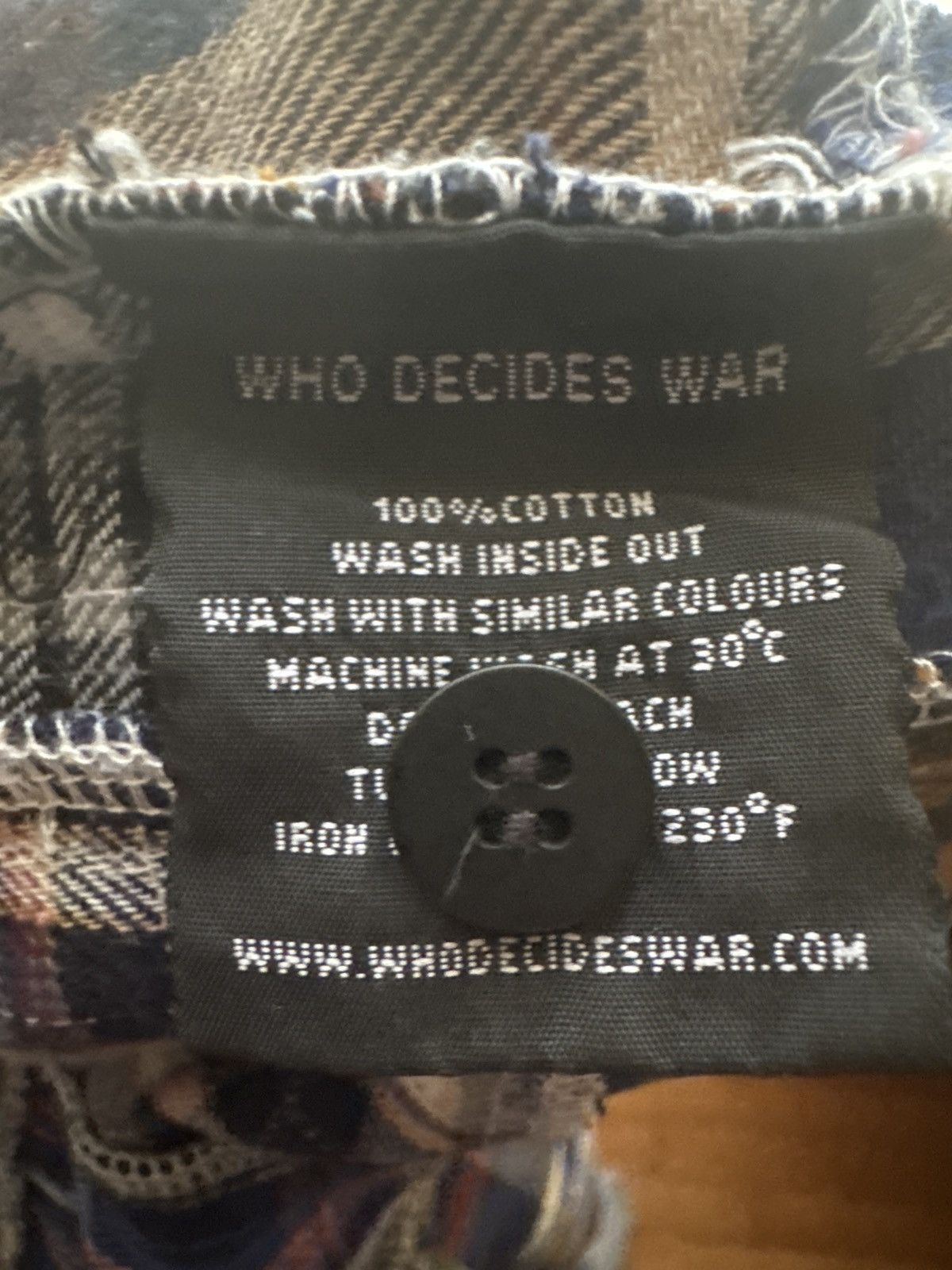 Who Decides War Who Decides War Multi Plaid Pocket Flannel Size US L / EU 52-54 / 3 - 6 Thumbnail