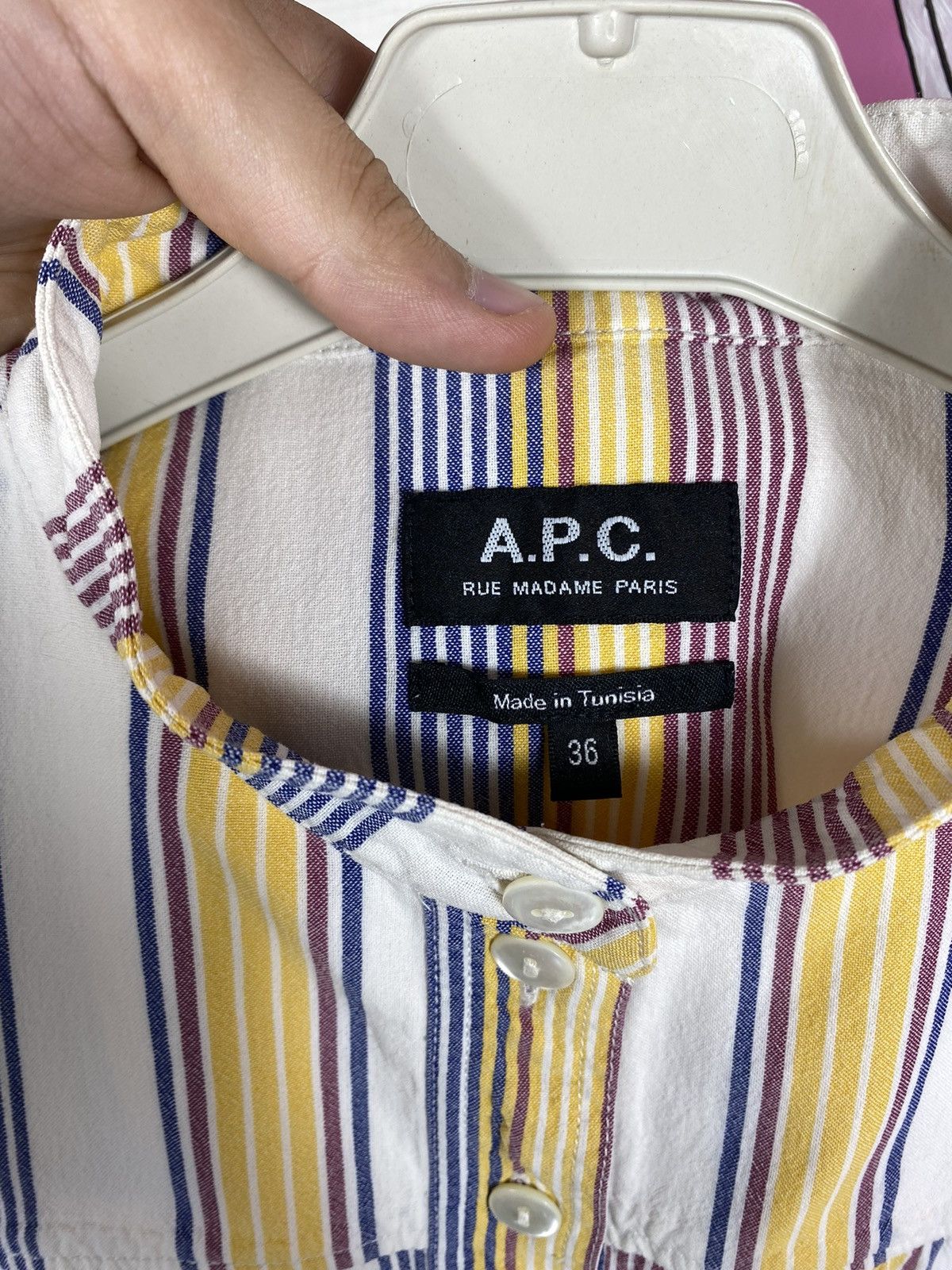 A.P.C. APC Blouse Long Sleeve Size S / US 4 / IT 40 - 9 Thumbnail