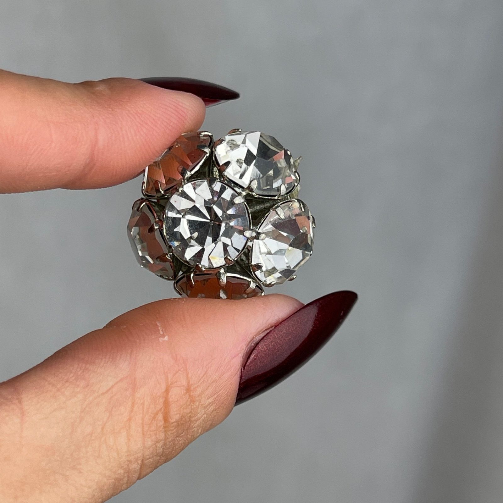 Vintage VTG 80’s CC Courtenay Crystal Star Ball Earrings Rhinestone Size ONE SIZE - 19 Thumbnail