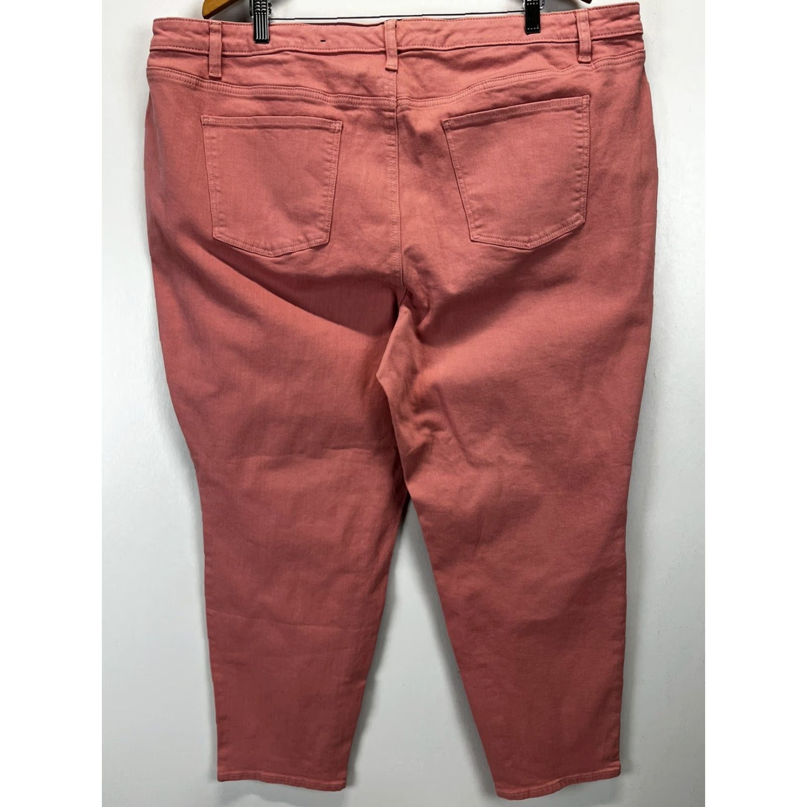Talbots Talbots Flawless Slim Ankle Jeans 24W Plus Pink Women’s Denim Size 42" / US 20 - 3 Thumbnail