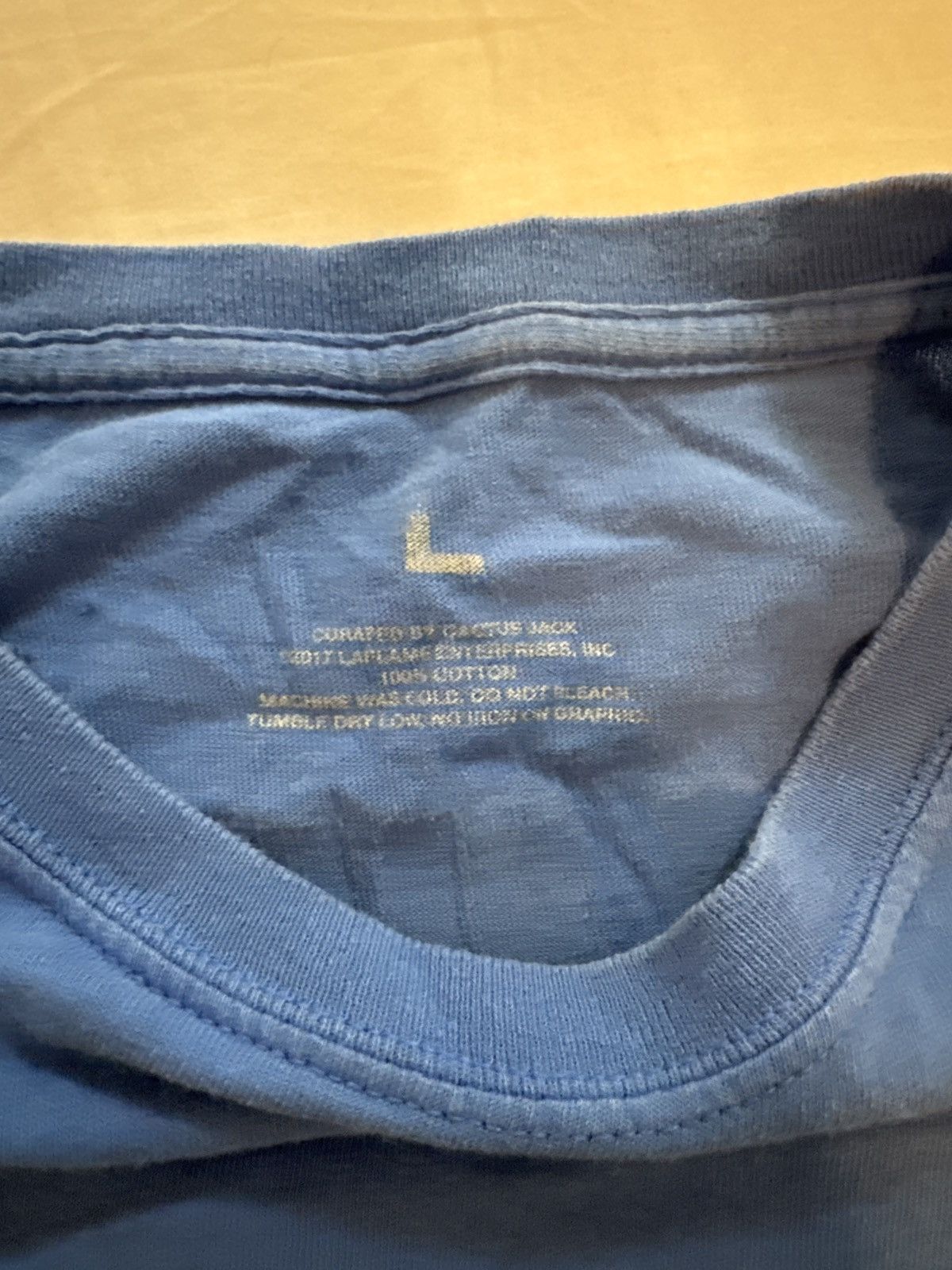 Travis Scott × Vintage Vintage Travis Scott Birds Eye View Tour Tee Size US L / EU 52-54 / 3 - 4 Thumbnail