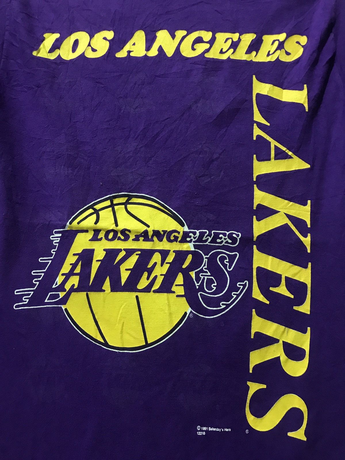 NBA × Vintage Vintage L.A. Lakers NBA 1991 T-Shirt Size M Size US M / EU 48-50 / 2 - 1 Thumbnail