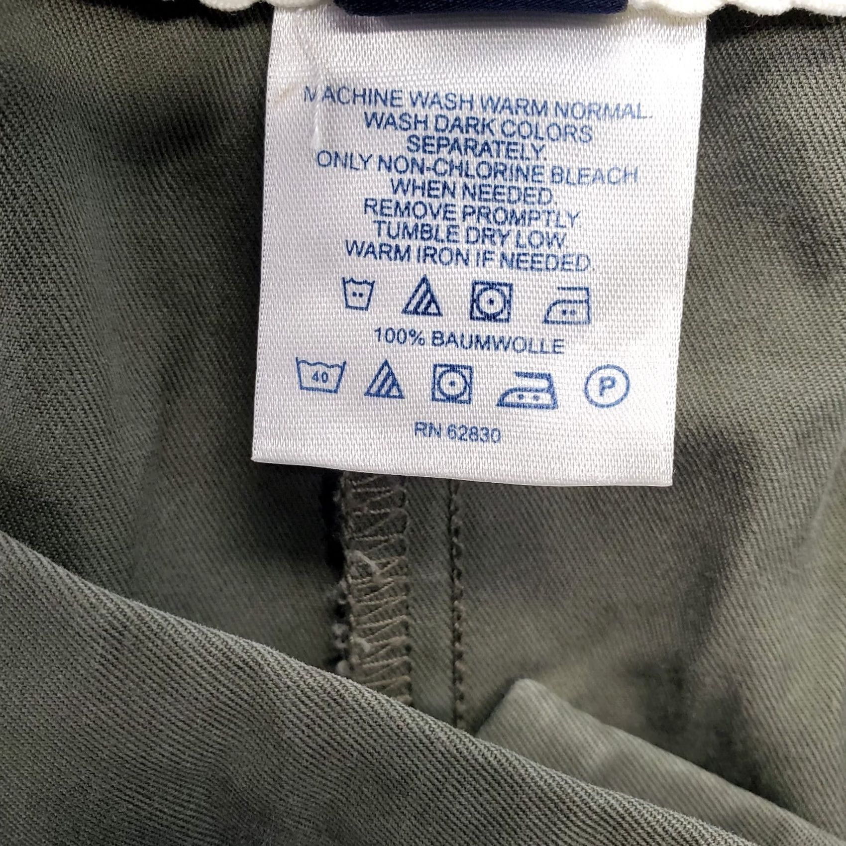 Lands' End Lands' End Chino Shorts Womens 16 Green Flat Front Outdoor Comfort Slash Pocket Outdoor Women's 16 Green Pants Shorts Wom ens Size 38" / US 16 / IT 52 - 7 Thumbnail