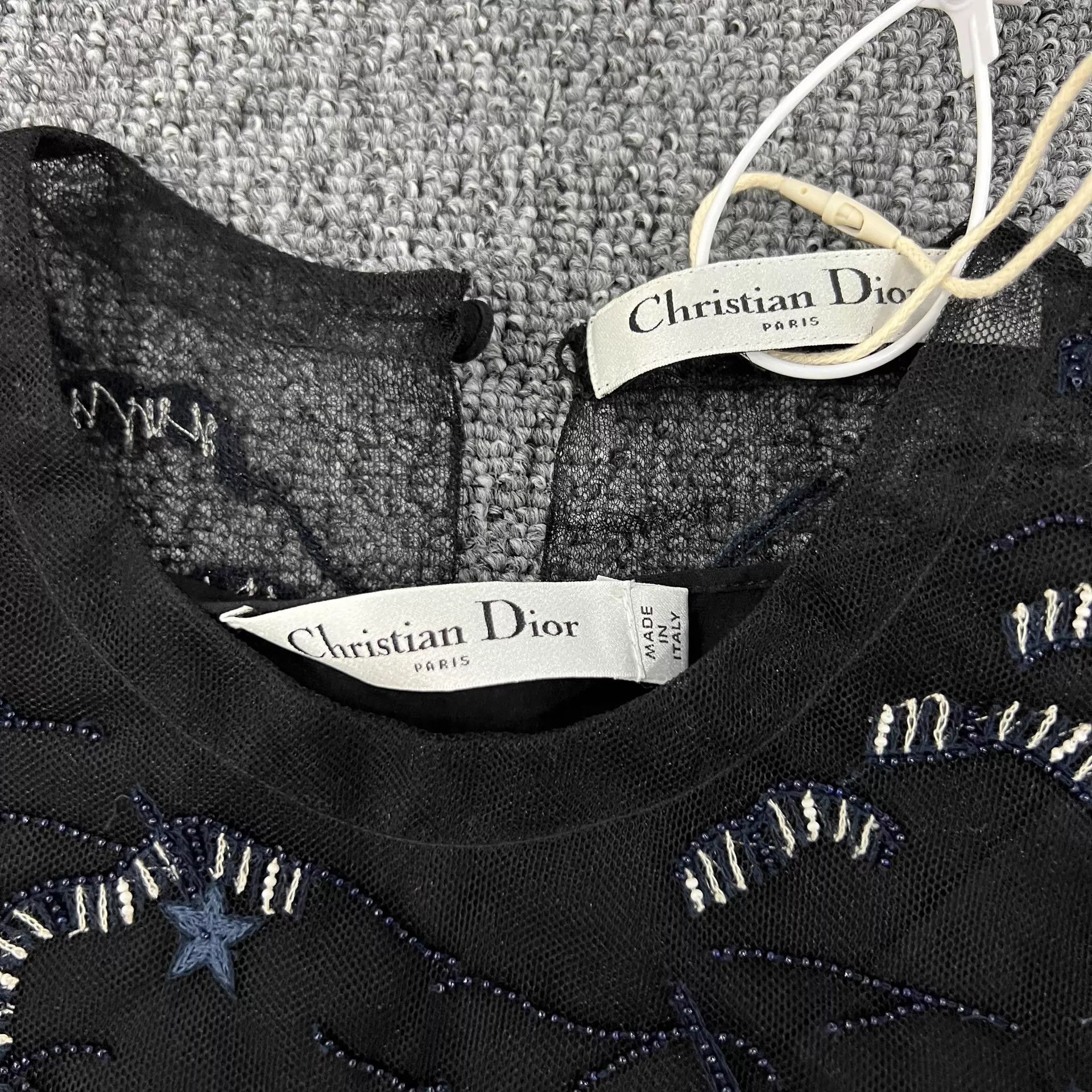 Dior Dior Beaded Embroidered Lace Tulle Lined Top 36 99New Size XS / US 0-2 / IT 36-38 - 6 Thumbnail