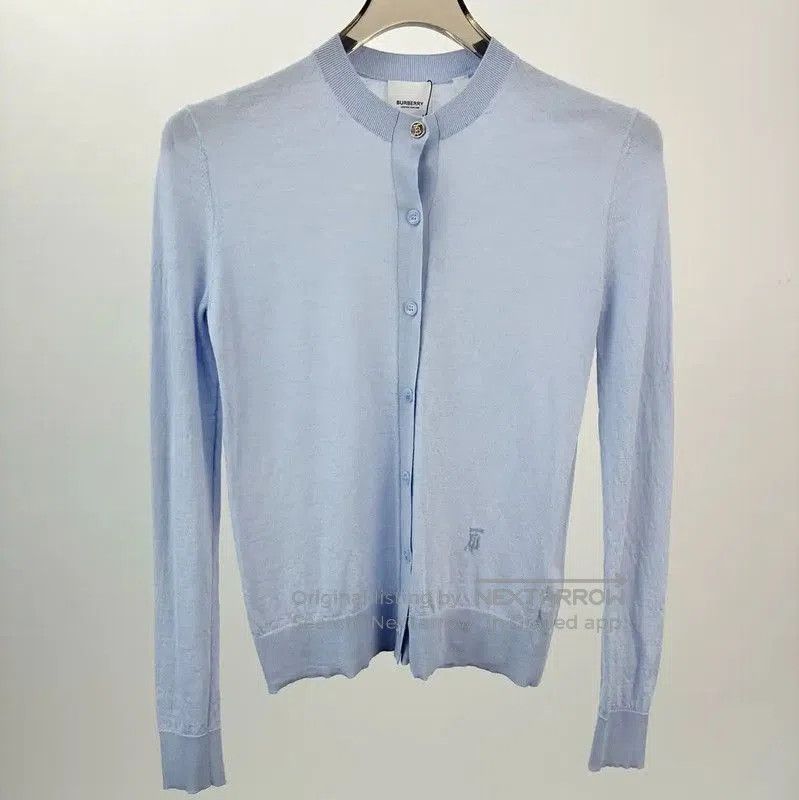 Burberry Burberry Light Blue Women’s Knit Sweater. Size XXS / US 00 / IT 34 - 1 Thumbnail