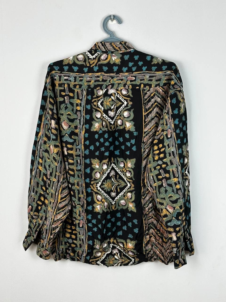 Designer Vintage Luxury Printed Summer Avant Garde Viscose Shirt Size US L / EU 52-54 / 3 - 9 Thumbnail