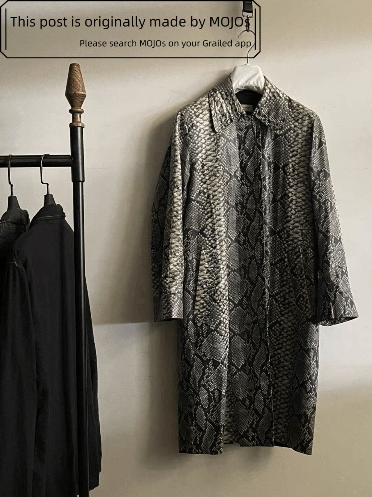 Dries Van Noten Dries Van Noten 09AW Snake Skin Trench Coat mojos504 Size US S / EU 44-46 / 1 - 1 Thumbnail